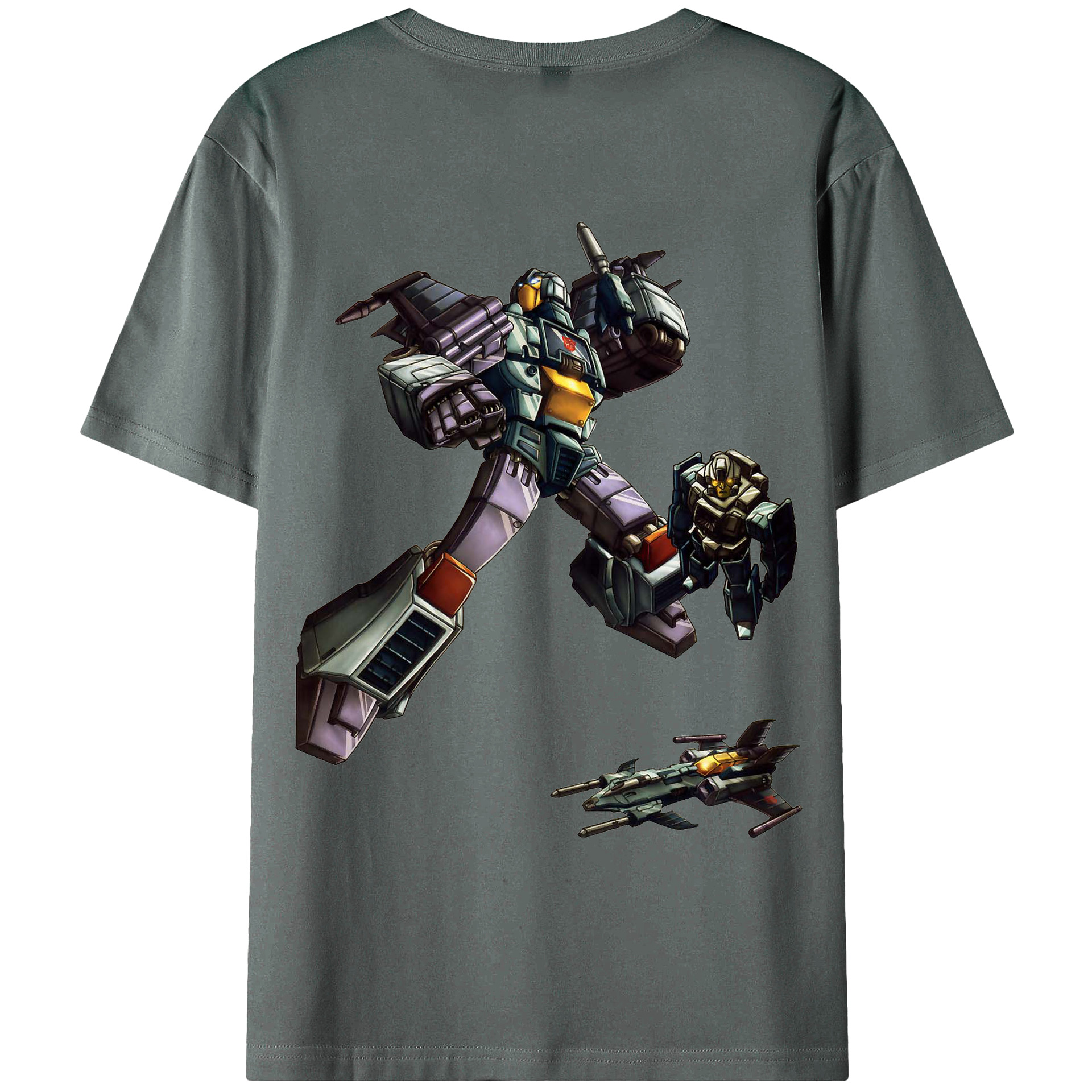 （画像用）  綿100％ メンズ半袖Tシャツ（バックプリント） 通気性